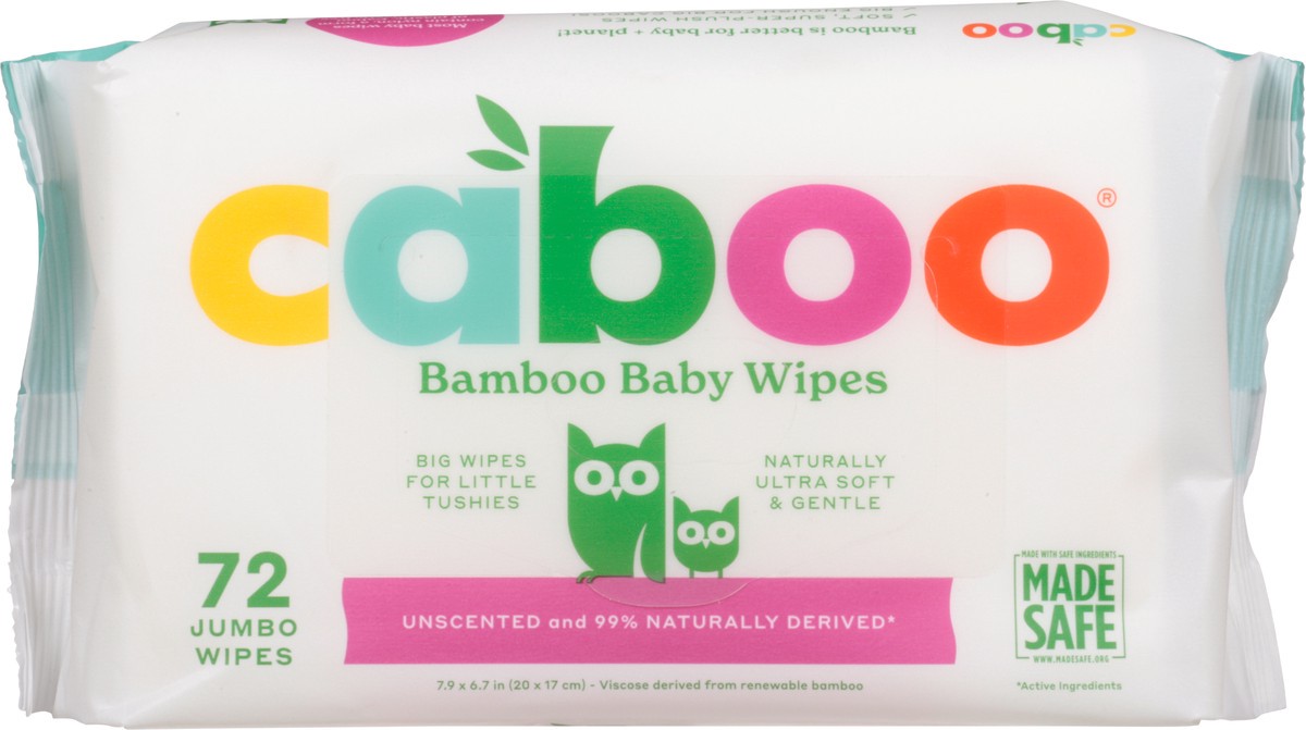 slide 9 of 13, Caboo Bamboo Baby Wipes, 72 ct