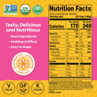 slide 4 of 5, Tasty Bite Butter Chickpea & Vegetables 10oz, 10 oz