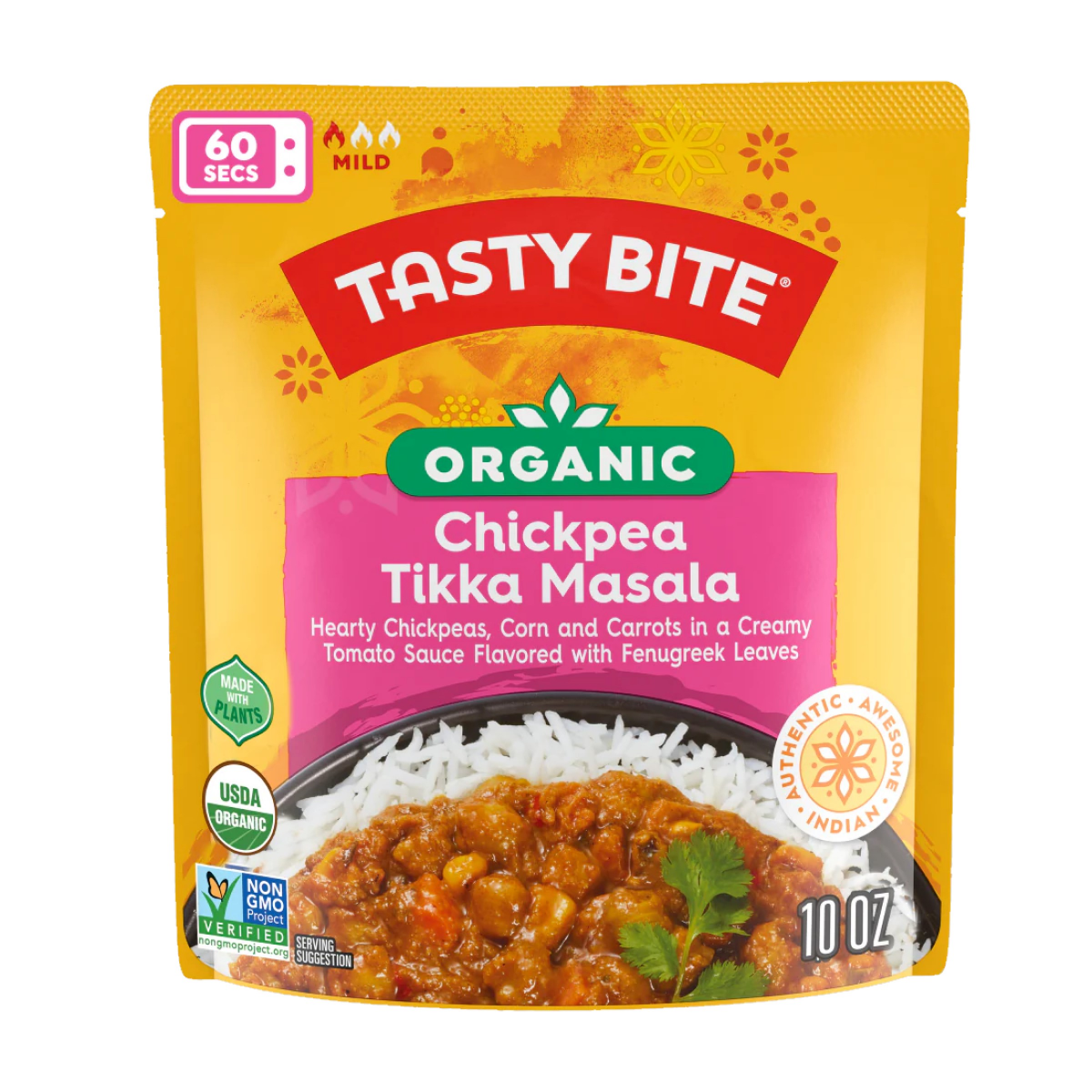 slide 1 of 5, Tasty Bite Butter Chickpea & Vegetables 10oz, 10 oz