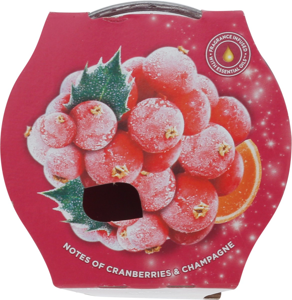 slide 8 of 9, Glade Candle, Small Scented Candle, Cranberry Oh So Merry, 3.4 oz, 3.4 oz