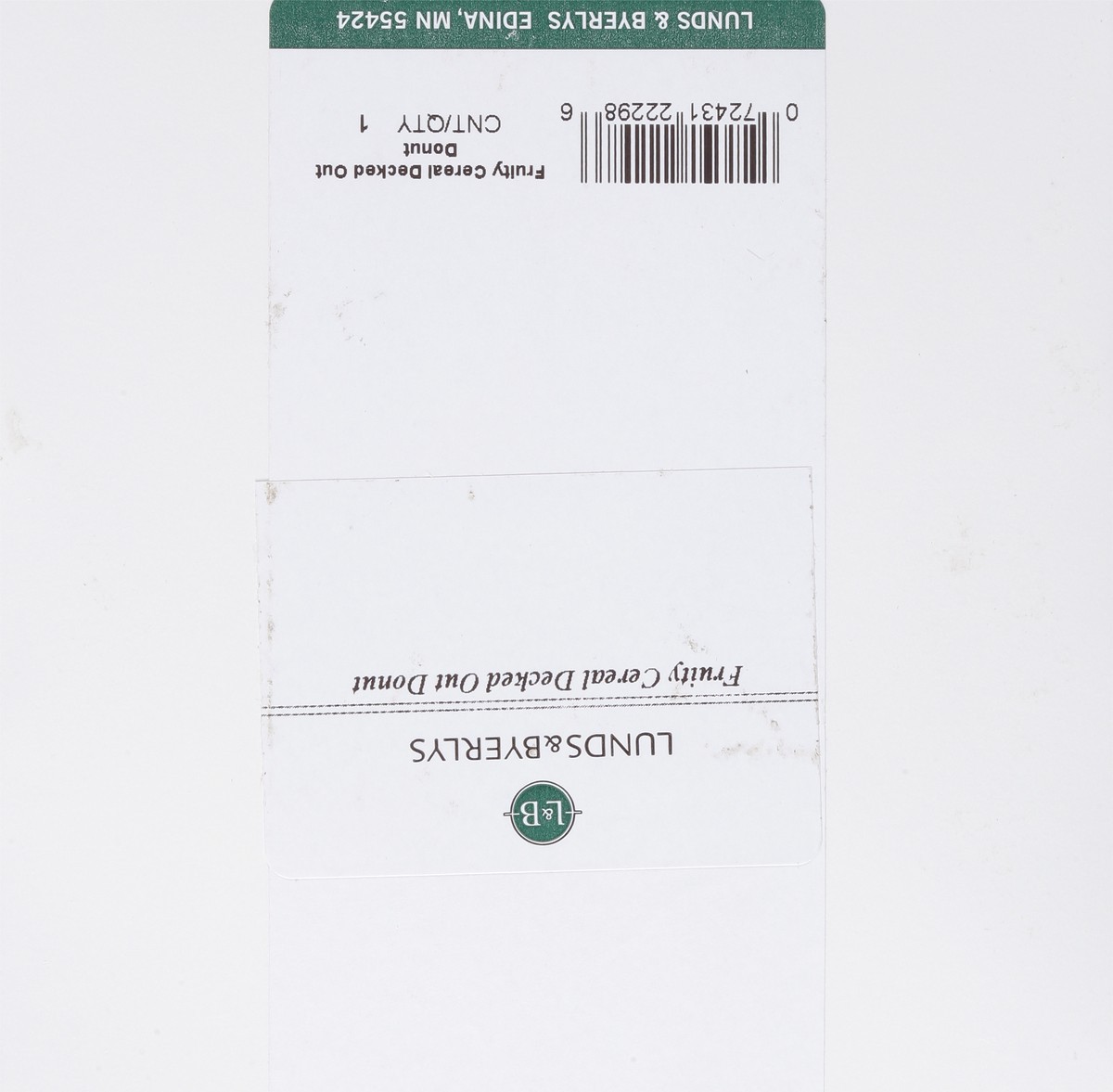 slide 2 of 12, Lunds & Byerlys Decked Out Fruity Cereal Donut 1 ea, 1 ct