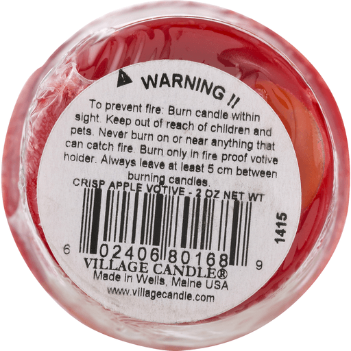 slide 2 of 9, Village Candle Crisp Apple Votive Candle, 1 ct