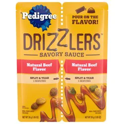 Pedigree Meal Complement for Dogs, Natural Beef Flavor, Savory Sauce