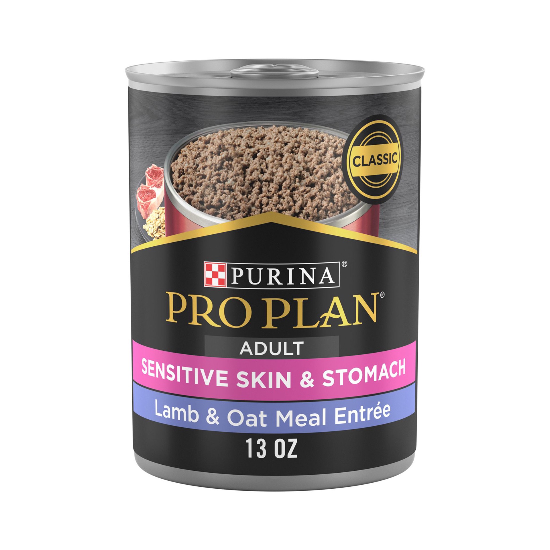 slide 1 of 1, Purina Pro Plan Specialized Sensitive Skin and Stomach Lamb and Oat Meal 13OZ, 13 oz