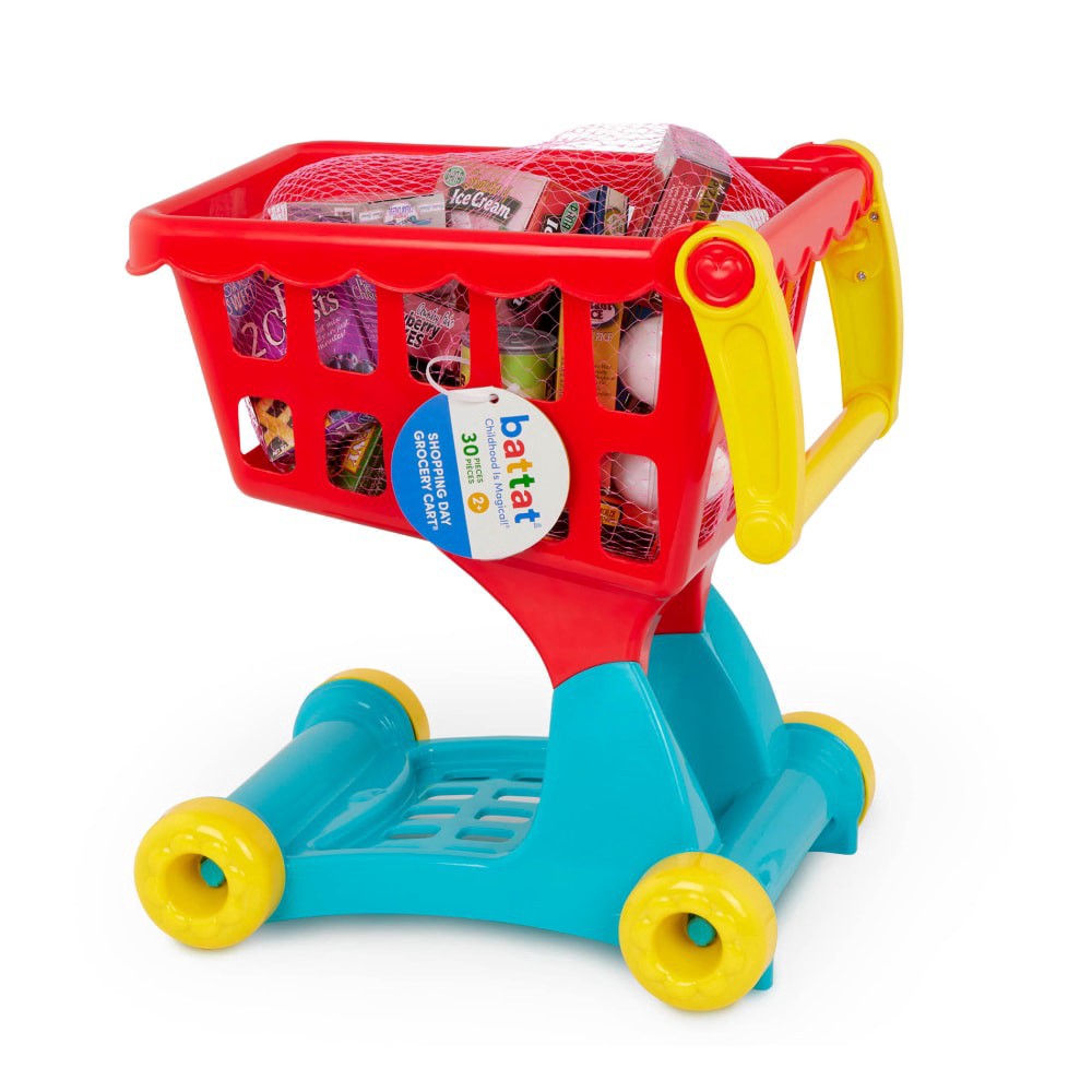 slide 1 of 1, Battat Shopping Day Grocery Cart, 1 ct