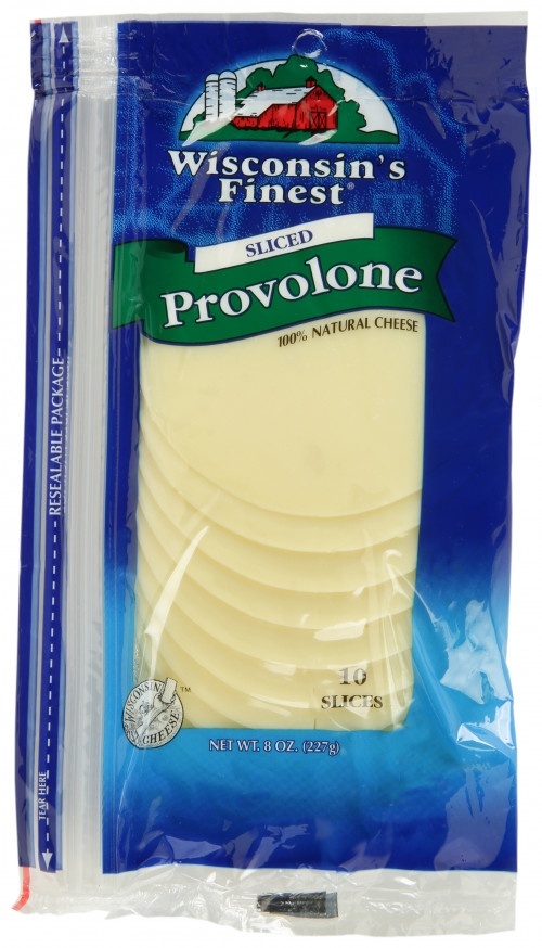 slide 1 of 1, Wisconsin's Finest Provolone Cheese Slices, 8 oz