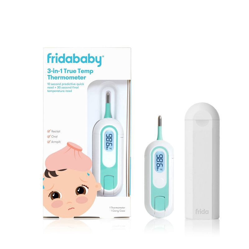 slide 1 of 7, Fridababy 3-In-1 Thermometer, 2 ct