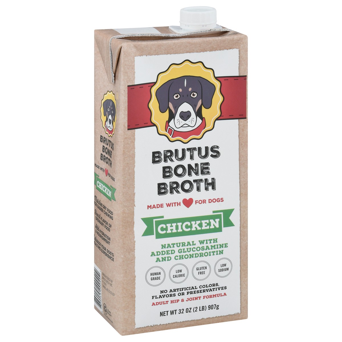 slide 7 of 9, Brutus Bone Broth Adult Hip & Joint Formula Chicken Bone Broth 32 oz, 32 oz