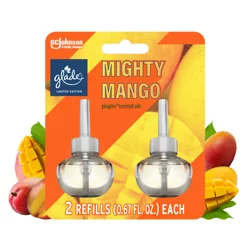Glade PlugIns Scented Oil Air Freshener - Mighty Mango Limited Edition Fragrance /
