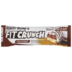 Fit Crunch Milk & Cookies Whey Protein Baked Bar 3.10 oz