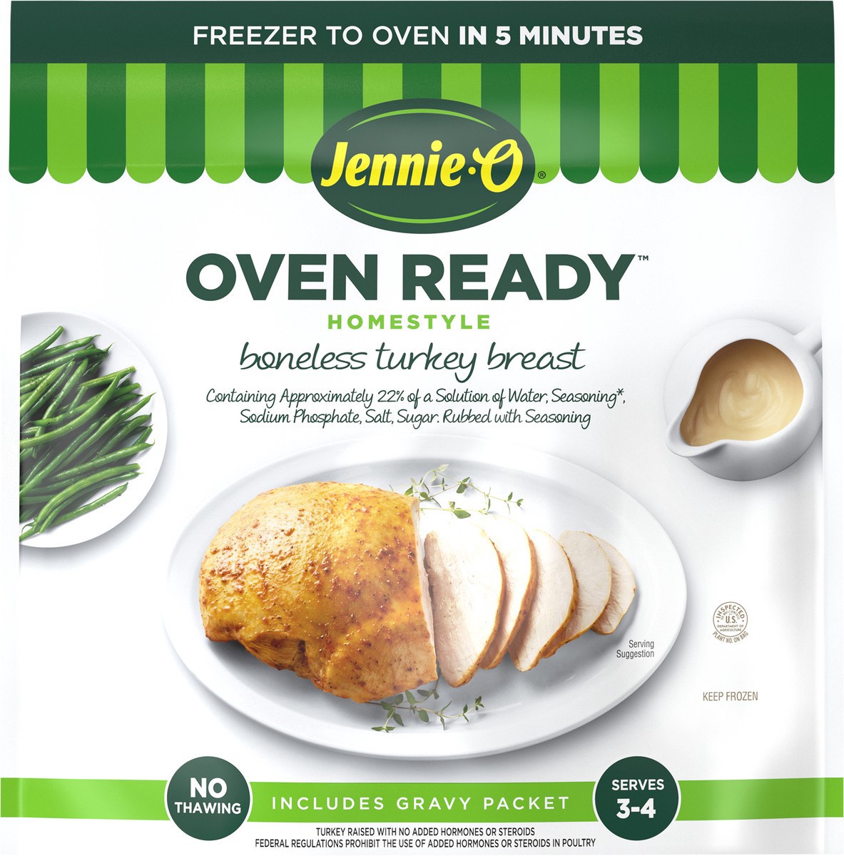 slide 2 of 5, Jennie-O Oven Ready Homestyle Boneless Turkey Breast, 2.75 lb