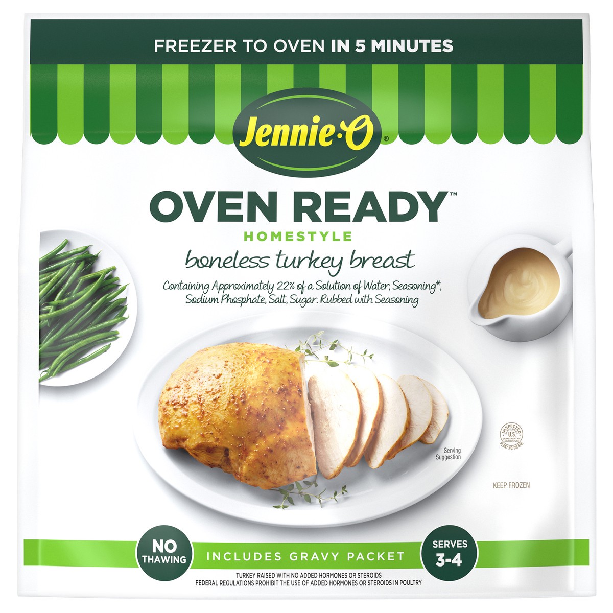 slide 1 of 5, Jennie-O Oven Ready Homestyle Boneless Turkey Breast, 2.75 lb