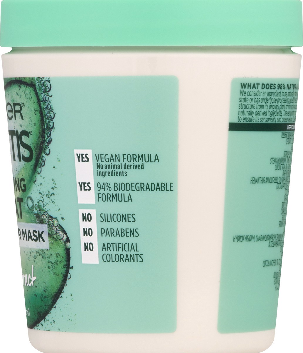 slide 8 of 9, Garnier Fructis Aloe Extract Treat Hydrating 1 Minute Hair Mask 13.5 oz, 13.5 oz