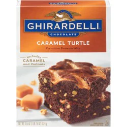 GHIRARDELLI Brownie Mix, Premium, Caramel Walnut Turtle