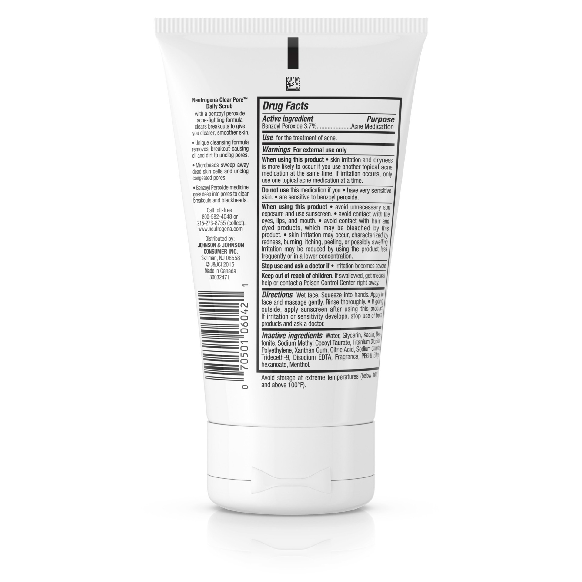 slide 4 of 5, NEUTROGENA CLEAR PORE Daily Scrub, 4.2 Fl. Oz, 4.20 fl oz