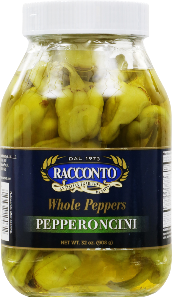 slide 3 of 3, Racconto Pepperoncini 32 oz, 32 oz