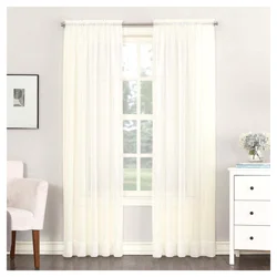 Lichtenberg Emily Panel Voile Eggshell 63"