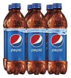 Pepsi Soda Cola 16.9 Fl Oz 6 Count