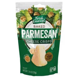 Fresh Gourmet 1.76oz Parmesan Cheese Crisps, Bag