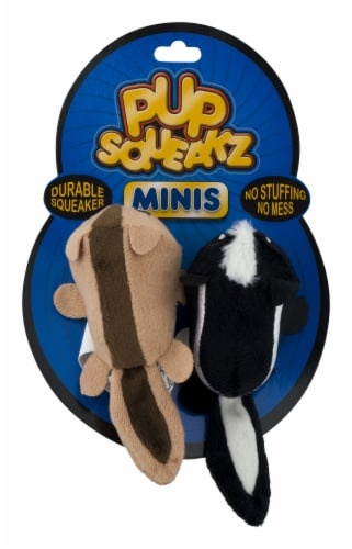 slide 1 of 1, Pup Squeakz Miniz - Critters, 2 ct