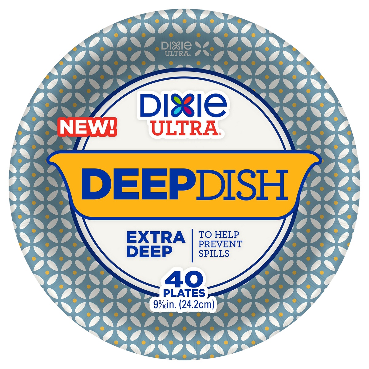 slide 1 of 1, Dixie Ultra 28 Ounce Deep Dish Plates 40 ea, 