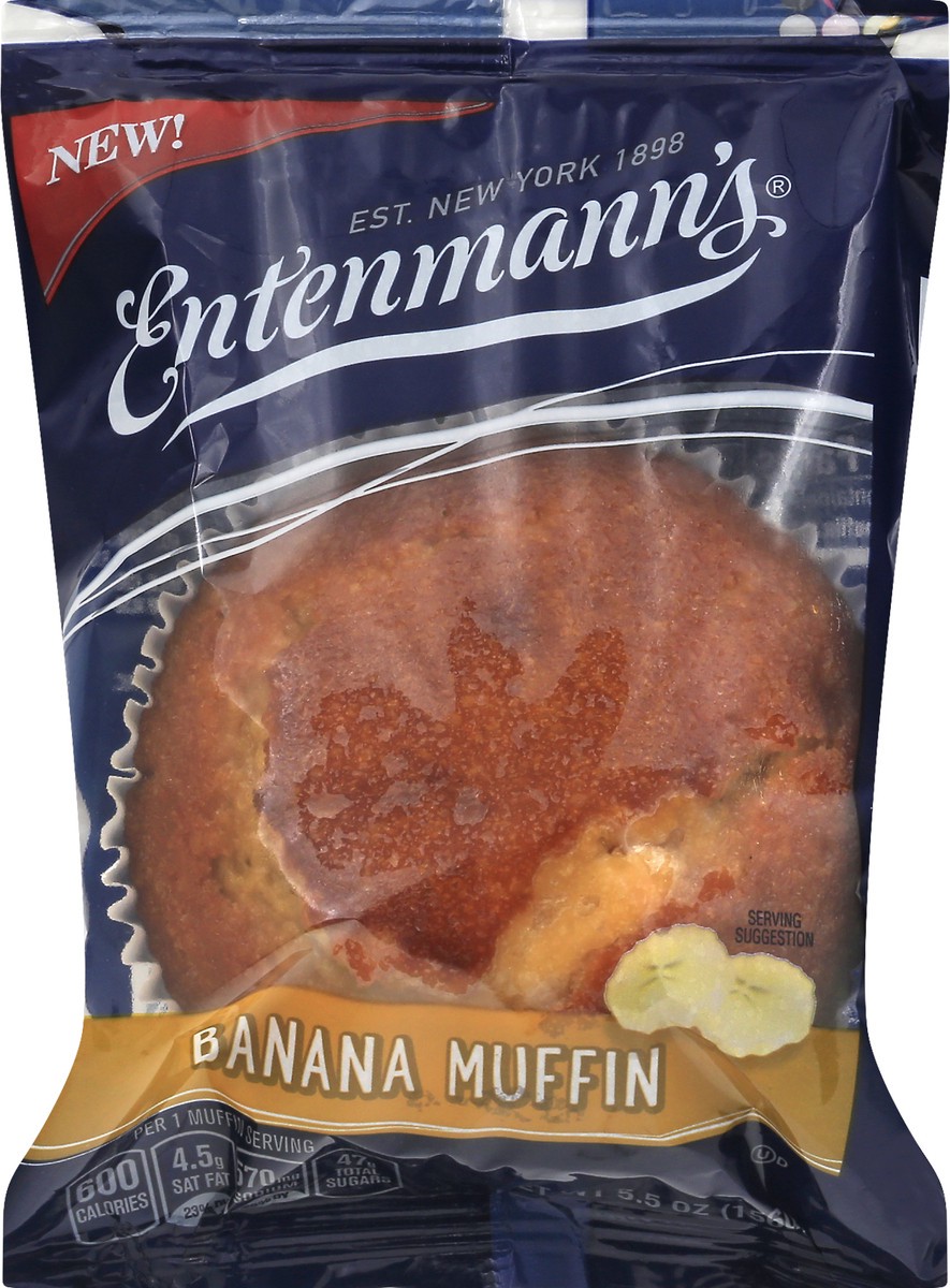 slide 7 of 8, Entenmann's Banana Muffin Single Serve 5.5Oz, 5.5 oz