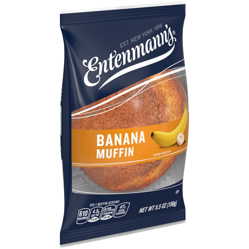 Entenmann's Banana Muffin Single Serve 5.5Oz 5.5 oz Shipt