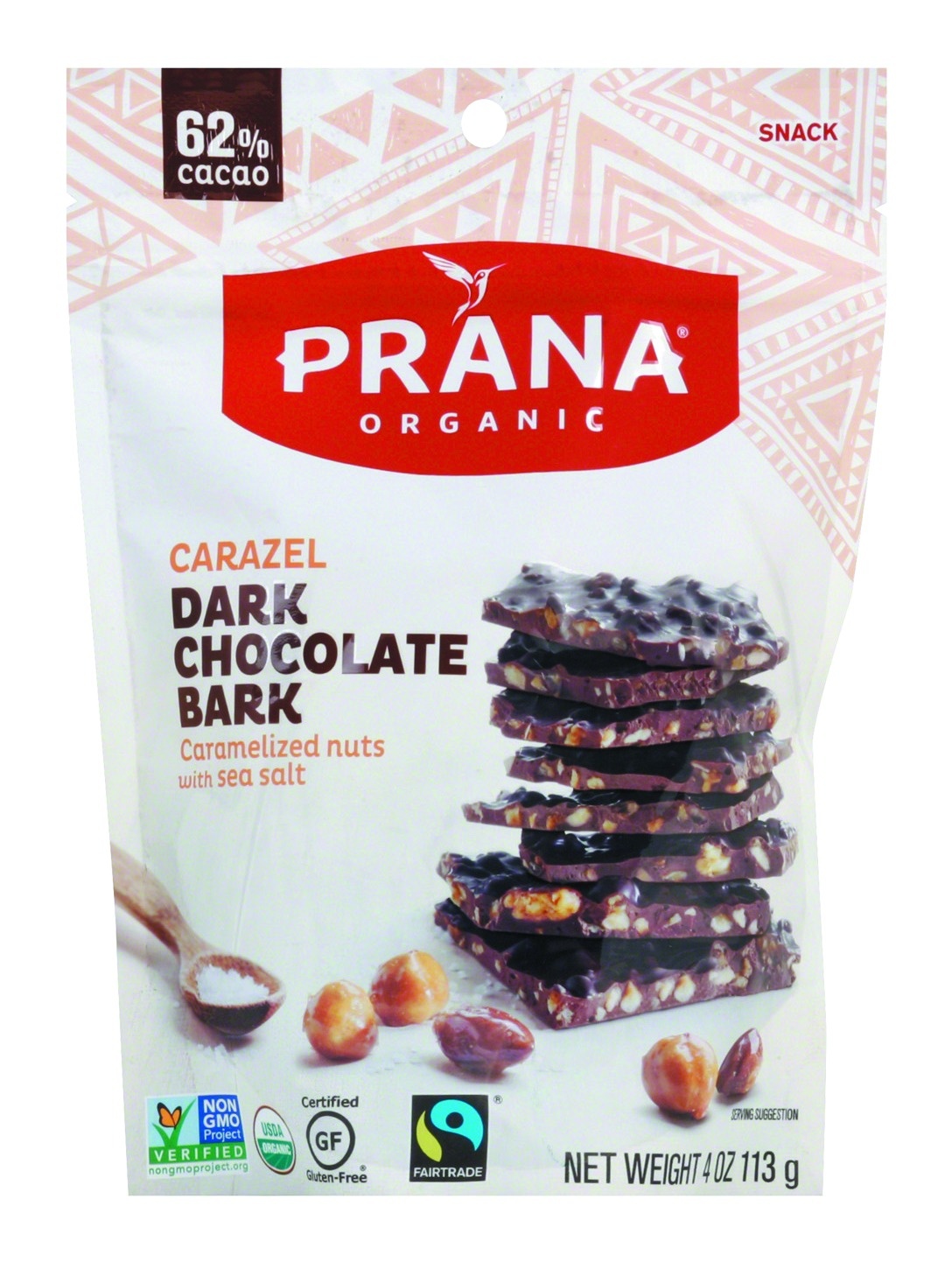slide 1 of 2, prAna Dark Chocolate Bark 4 oz, 4 oz