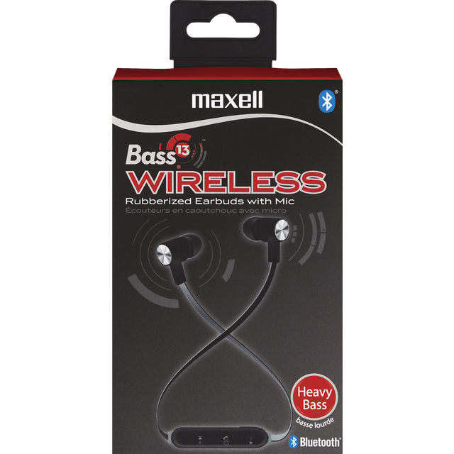 slide 1 of 1, Bass 13 Wireless Earbud - Black, 1 ct