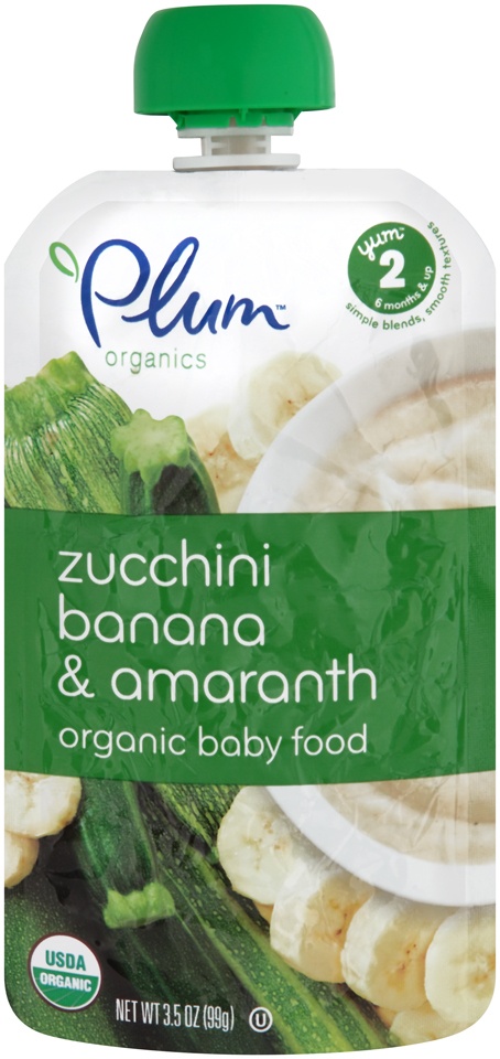 slide 1 of 1, Plum Organics Baby Food Stge2 F&G Banazucamaranth, 4 oz