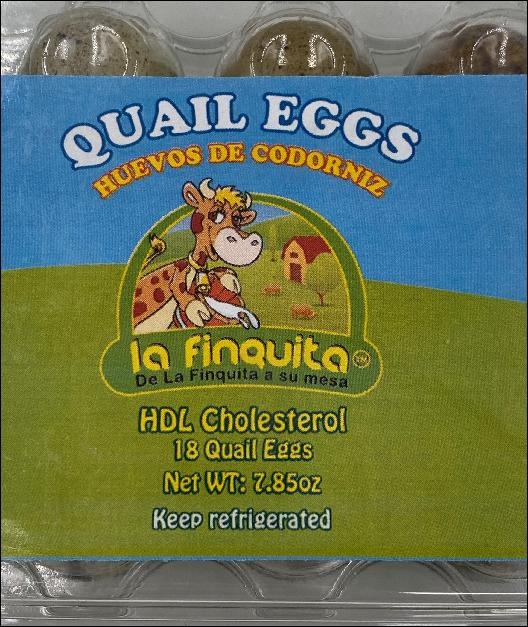 slide 1 of 1, La Finquita L/Fnqt Quail Eggs, 18 ct