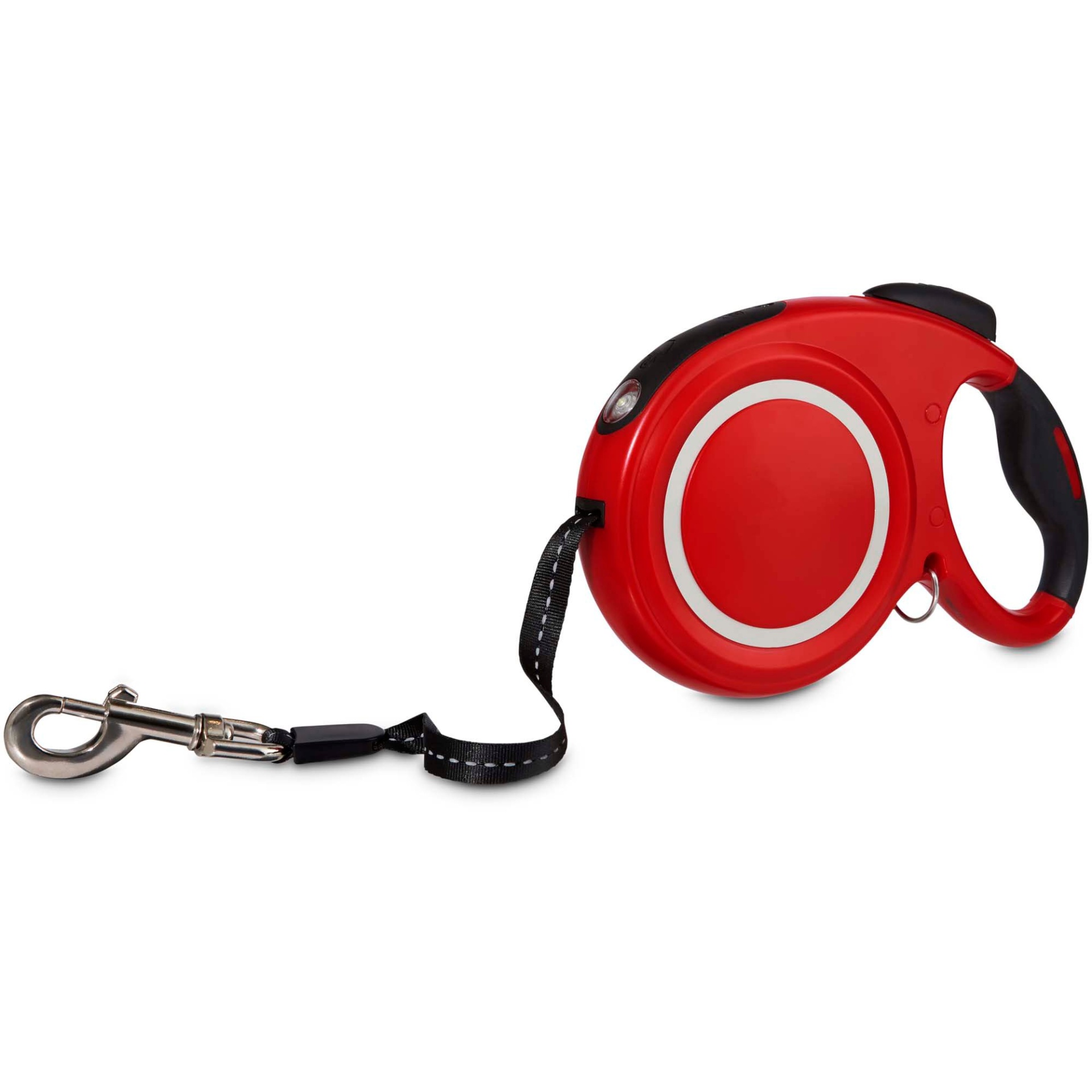 slide 1 of 1, Good2Go Red Retractable Lead With Flashlight For Dogs, LG