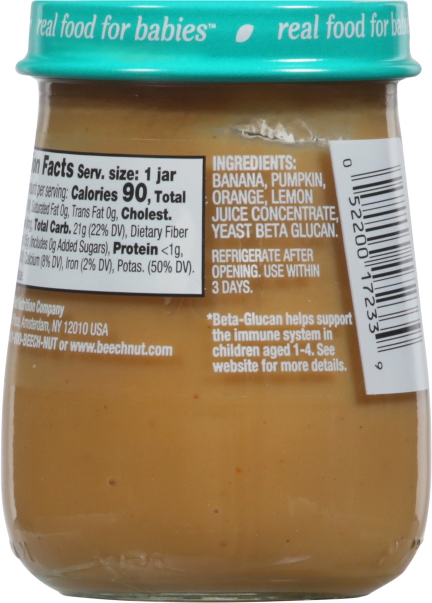 slide 8 of 9, Beech-Nut Naturals Banana, Pumpkin & Orange 4 oz, 4 oz