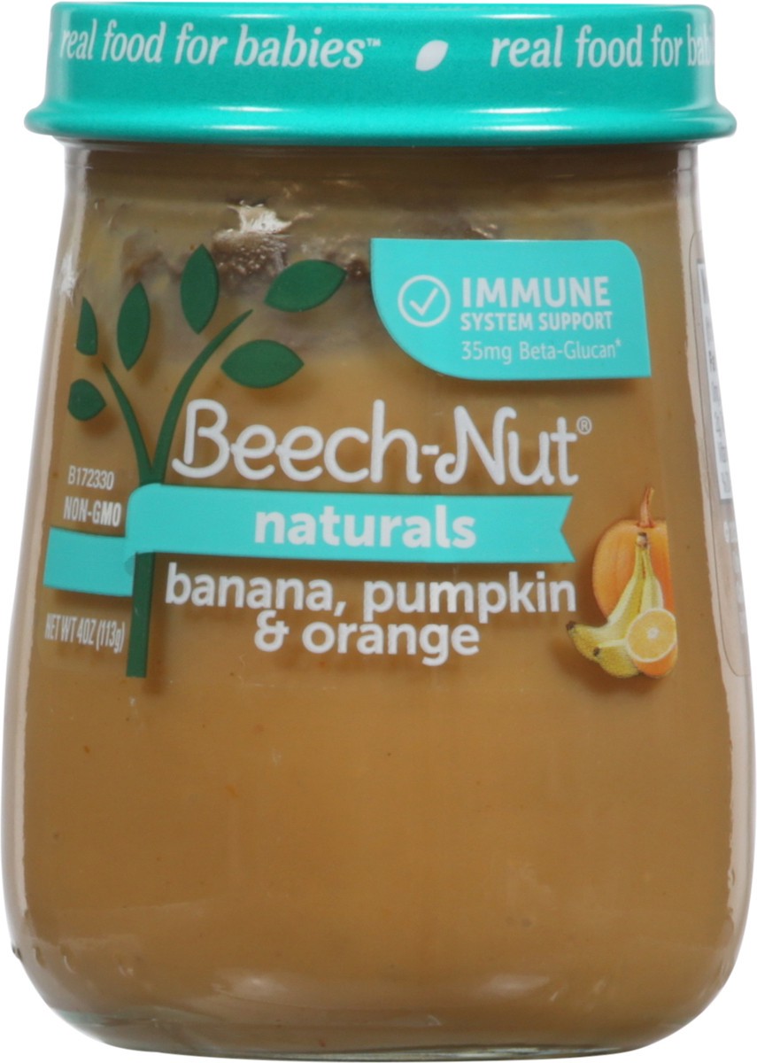 slide 5 of 9, Beech-Nut Naturals Banana, Pumpkin & Orange 4 oz, 4 oz