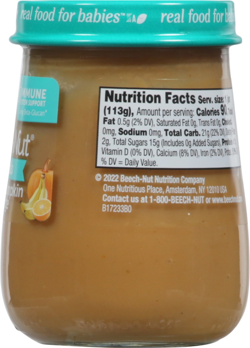slide 4 of 9, Beech-Nut Naturals Banana, Pumpkin & Orange 4 oz, 4 oz