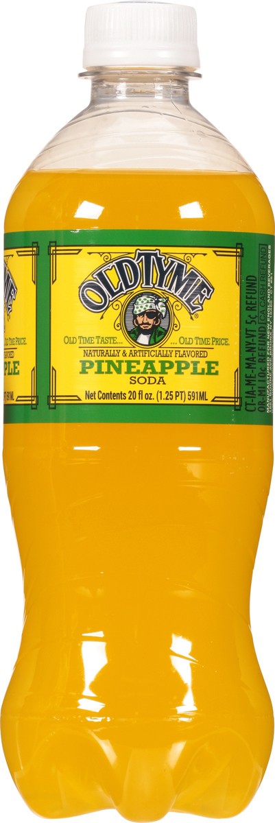 slide 9 of 9, Old Tyme Soda Pineapple - 20 oz, 20 oz