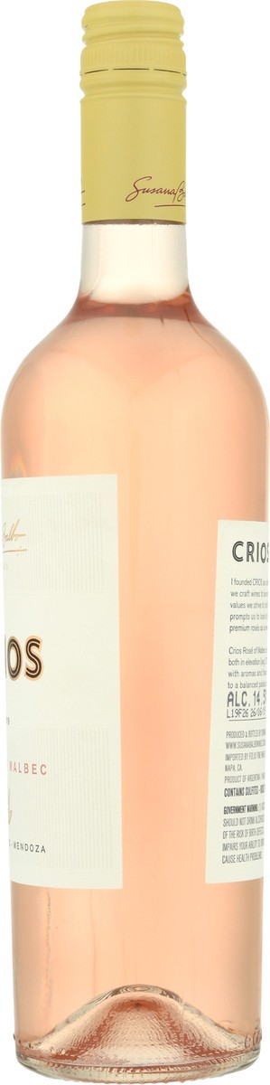 slide 8 of 9, Crios Rose of Malbec 750 ml Bottle, 750 ml