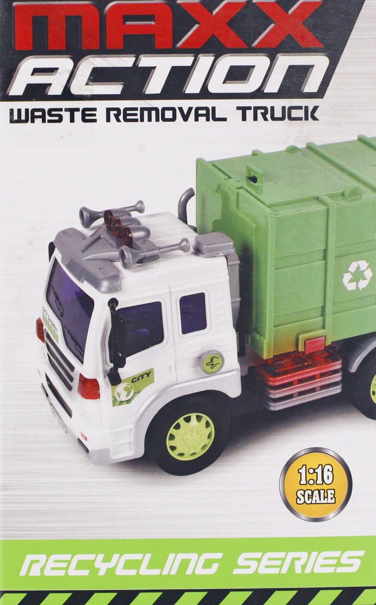 slide 7 of 9, Maxx Action Recycling Series Waste Removal Truck Toy 1 ea, 1 ct