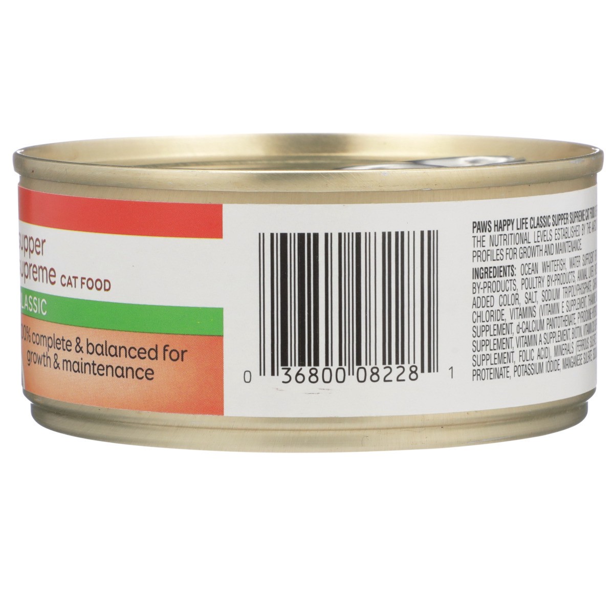 slide 2 of 11, Paws Happy Life Supper Supreme Classic Cat Food, 5.5 oz