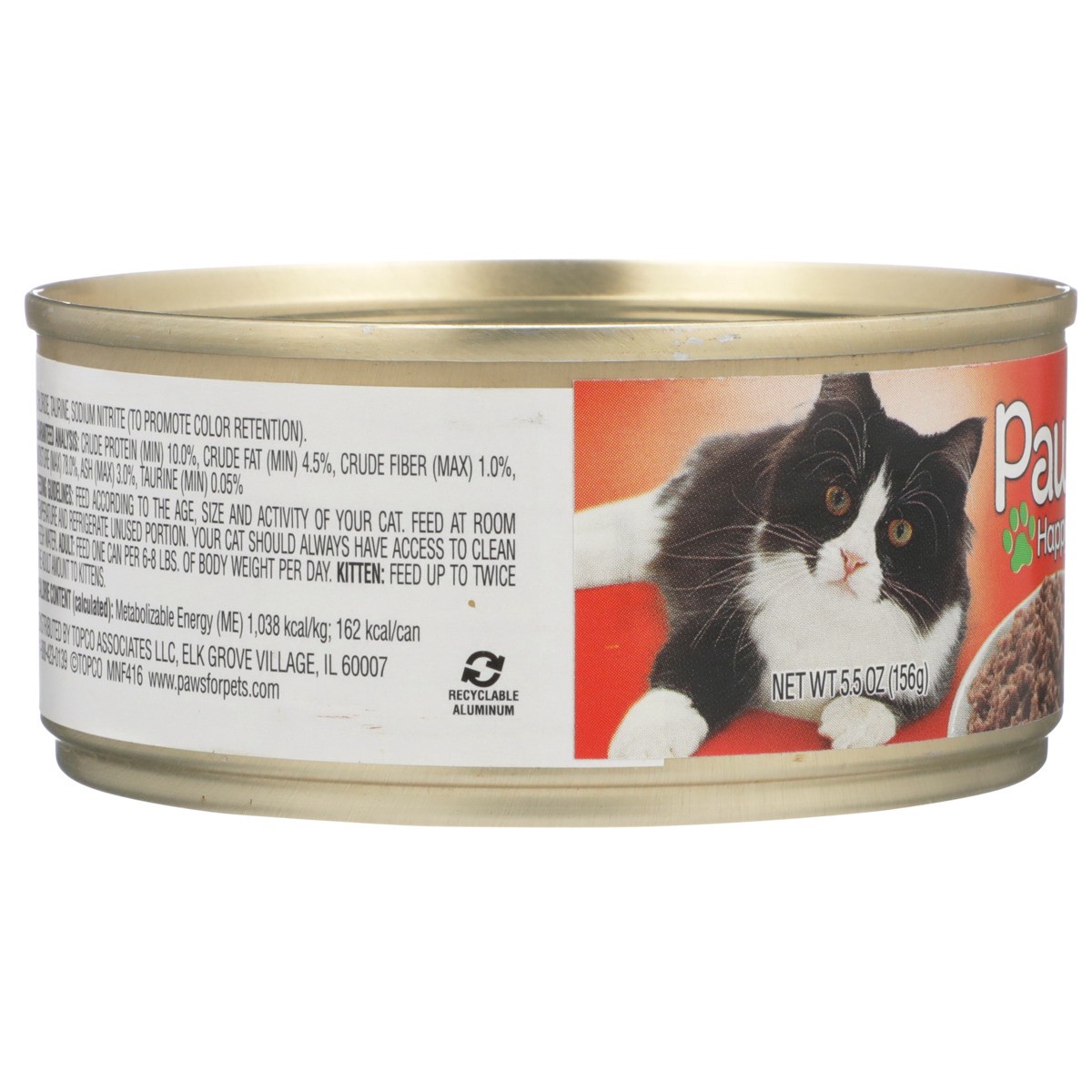 slide 9 of 11, Paws Happy Life Supper Supreme Classic Cat Food, 5.5 oz