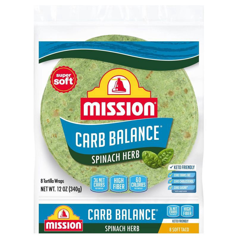 slide 1 of 3, Mission Super Soft Tortilla Wraps 8 ea, 12 oz