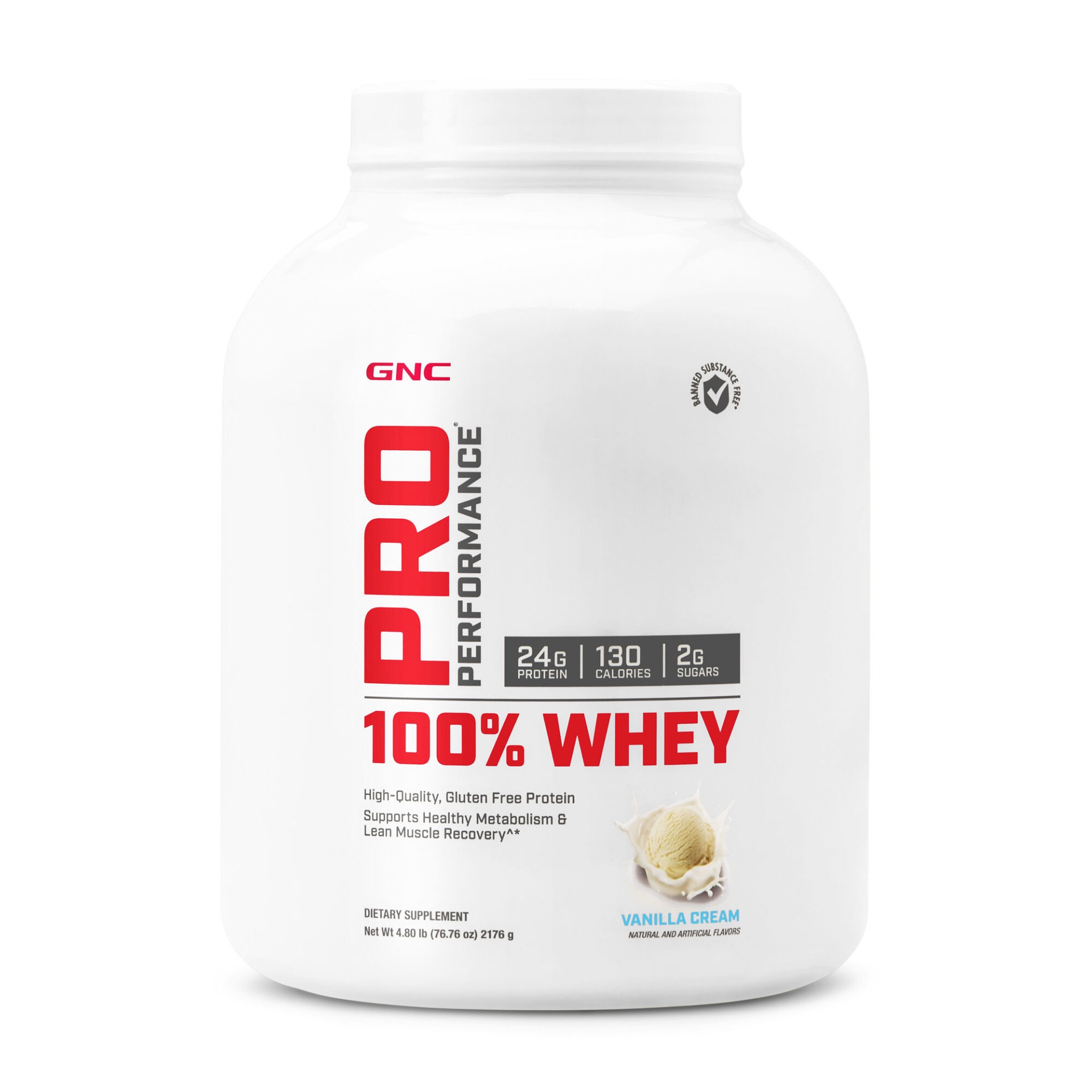 slide 1 of 1, GNC Pro Performance 100% Whey - Vanilla Cream, 1 ct