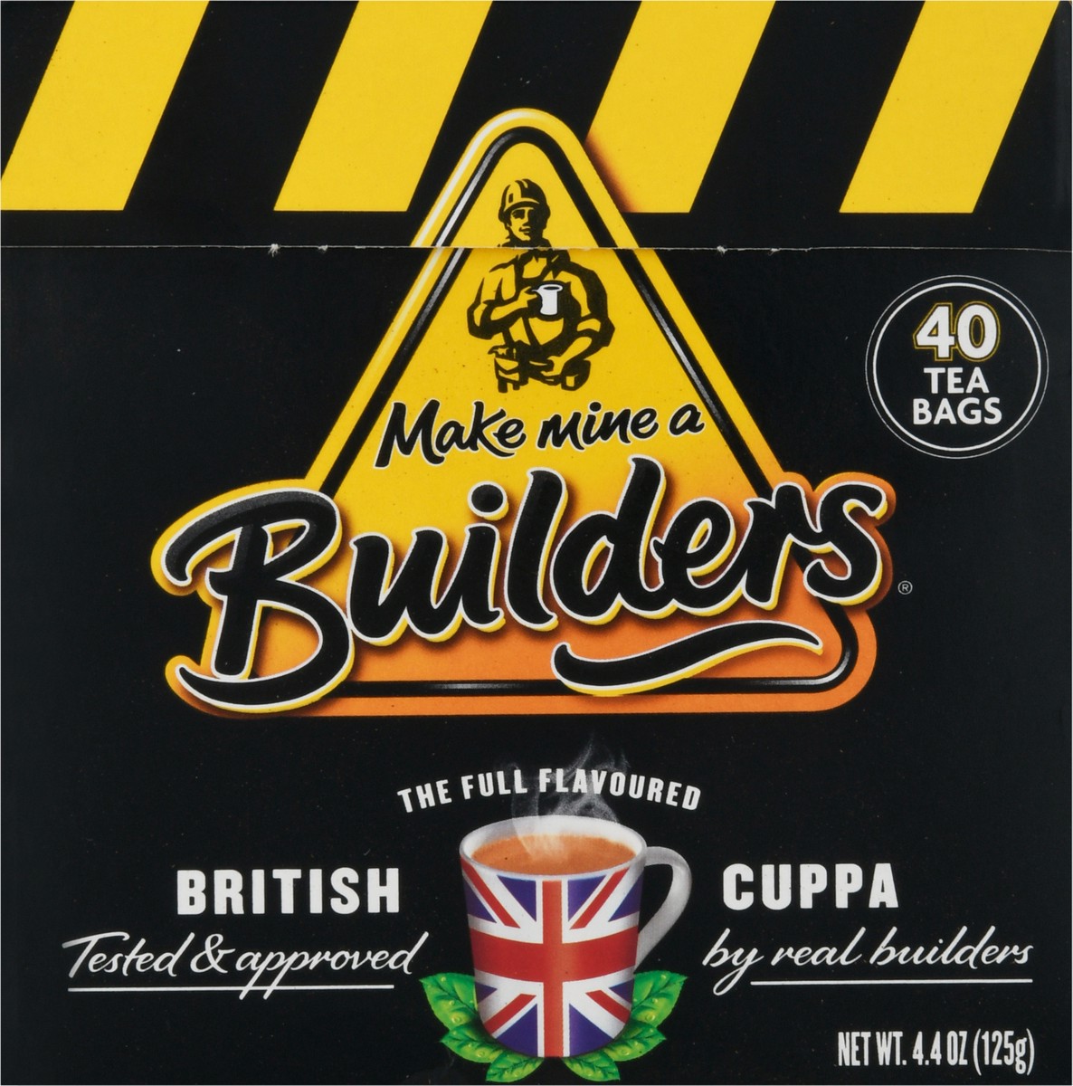 slide 11 of 12, Builder's British Cuppa Tea 40 Tea Bags - 40 ct, 4.4 oz