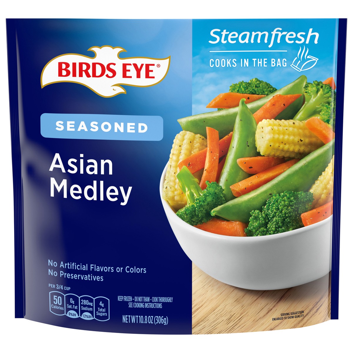 slide 1 of 1, Birds Eye Steamfresh Asian Medley, 10.8 oz