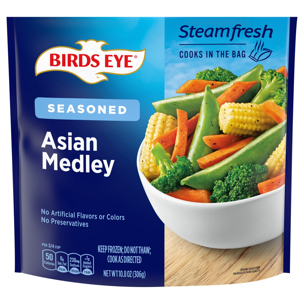 slide 1 of 1, Banquet Steamfresh Seasoned Asian Medley 10.8 oz, 10.80 oz