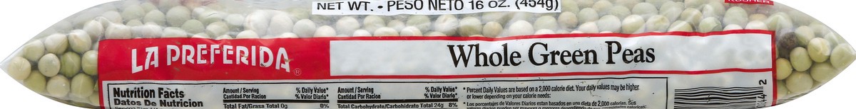 slide 4 of 5, La Preferida Green Peas 16 oz, 16 oz