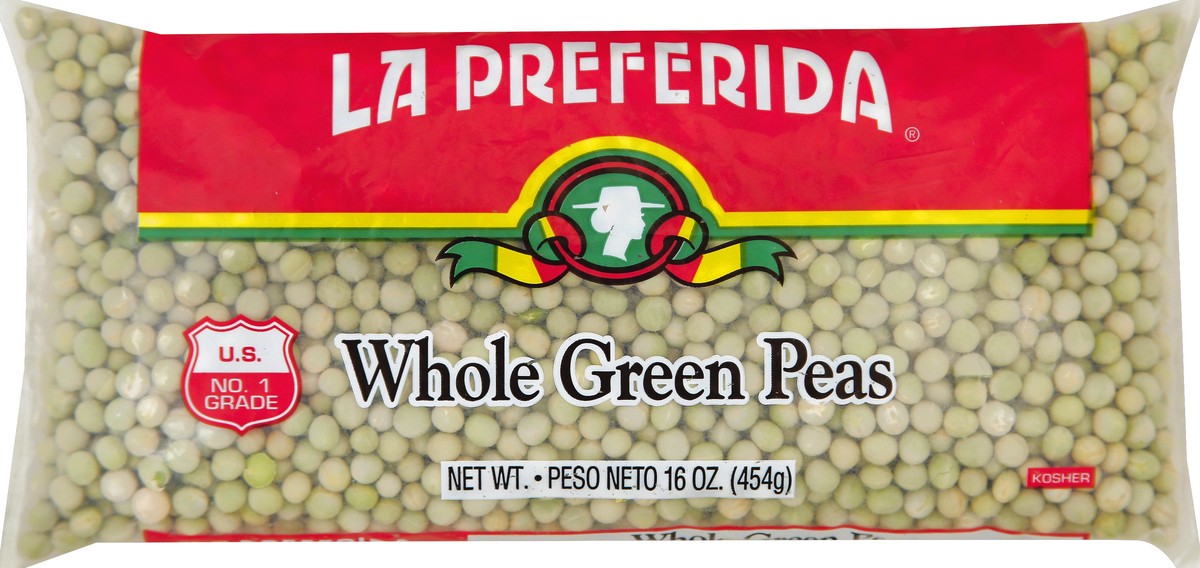 slide 5 of 5, La Preferida Green Peas 16 oz, 16 oz