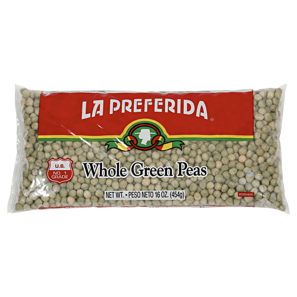 slide 1 of 5, La Preferida Green Peas 16 oz, 16 oz