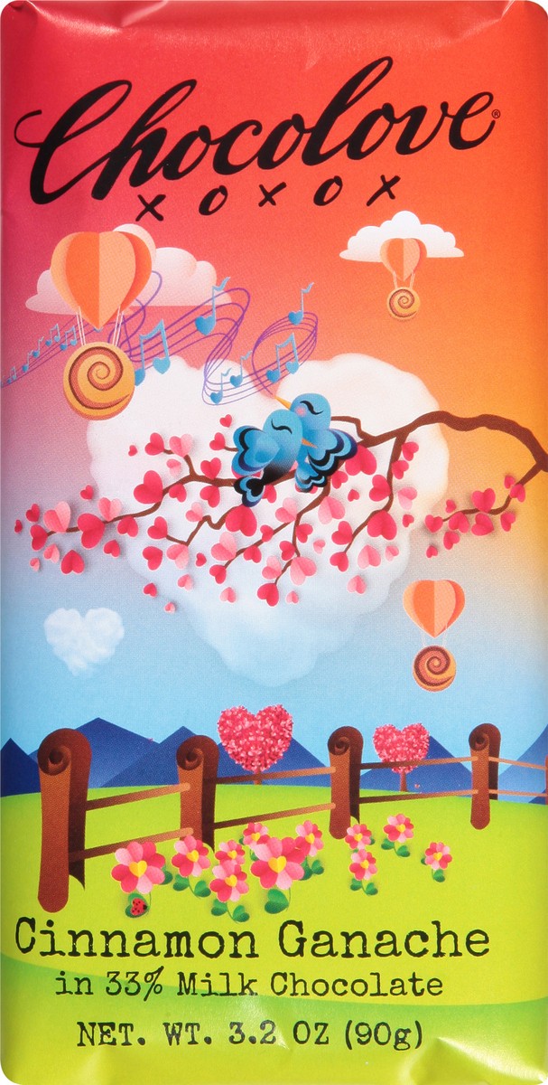 slide 3 of 14, Chocolove Cinnamon Ganache Milk Chocolate Bar, 