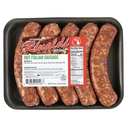 Rinaldi Hot Italian Sausage - 20 oz, 5-4 oz Links